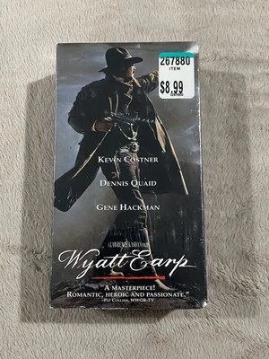 Wyatt Earp sealed (VHS, 1994, 2-Tape Set) - Image 1 of 2