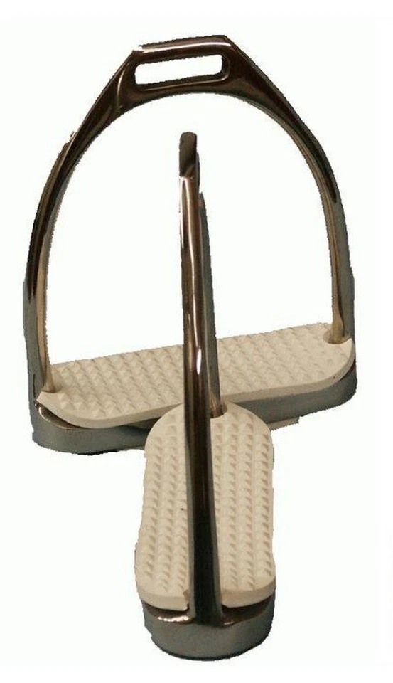 SHOWMAN Adult English Saddle Fillis Stirrups Irons 4 3/4" English Stirrups