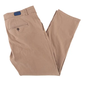 Mugsy Men's 38x30 Brown Belmonts Straight Leg Stretch Chino Pants K6PNBG - Picture 1 of 14