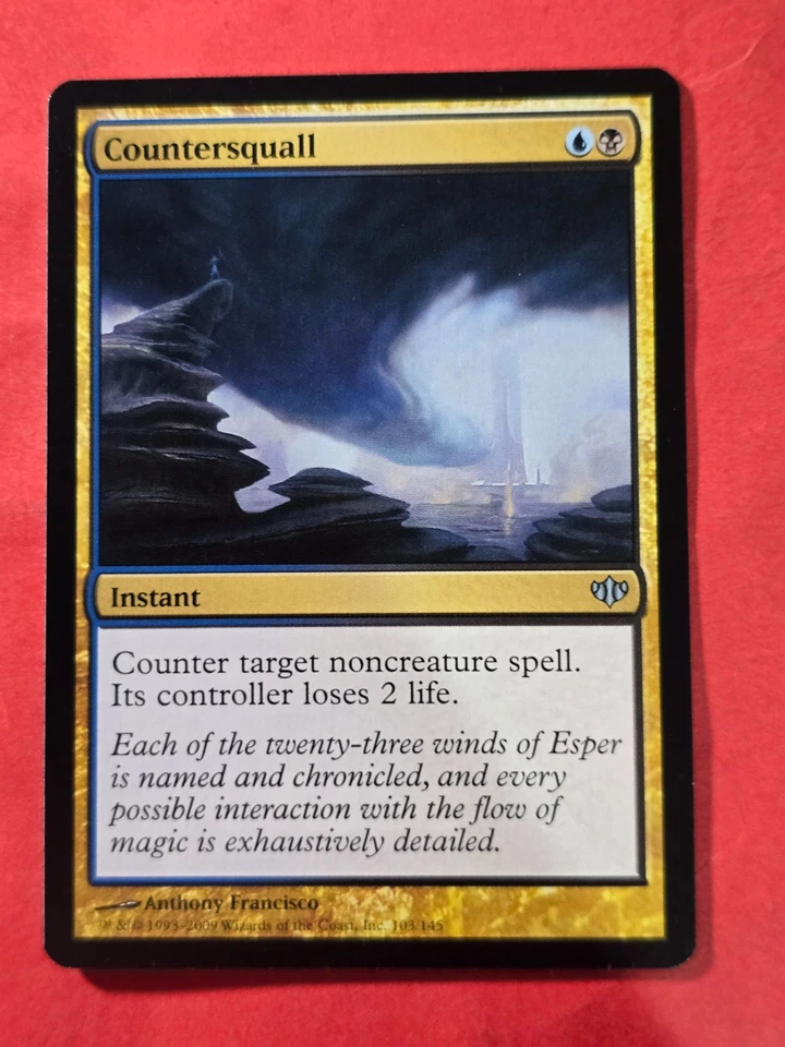 2009 Magic The Gathering Conflux #103 Countersquall, UC, NF, cd3 - Image 1 of 3