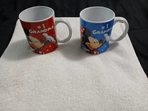 Disney Jerry Leigh Tassen #1 Oma & Opa Kaffeetassen Mickey Minnie Florida - Bild 1 von 11