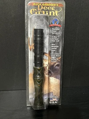 Buck Gardner Diamond Wood Deer Grunt Call W Lanyard 6 Way Varitone Sounds Easy - Изображение 1 из 4