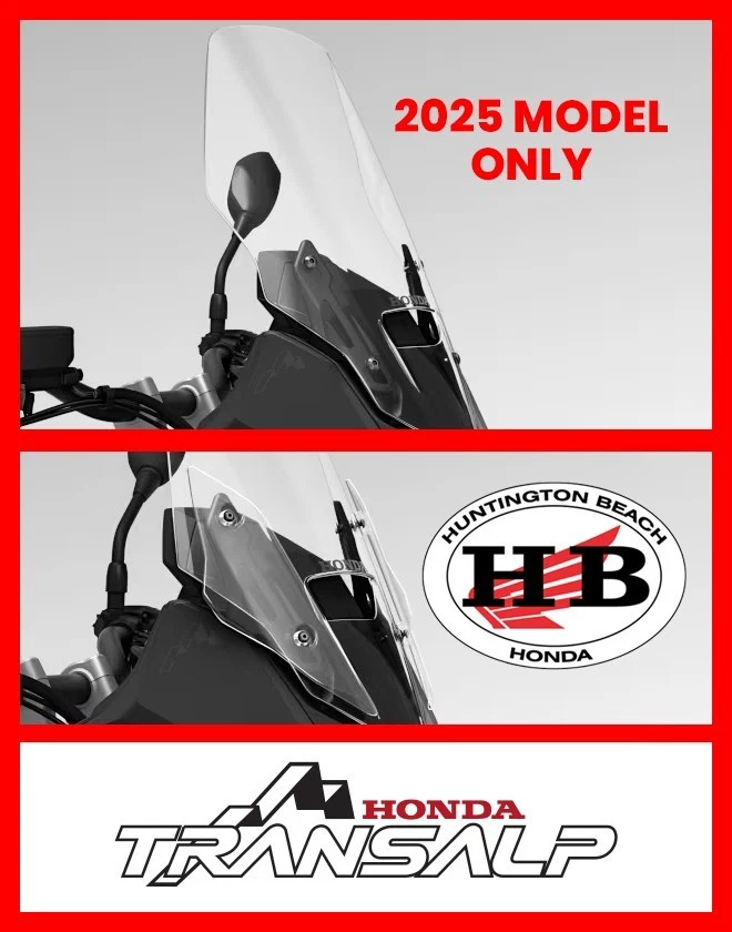 2024-2025 Genuine Honda XL750 Transalp Windscreen Deflectors 08R72-MLC-D30
