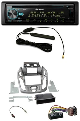 Pioneer CD MP3 AUX DAB USB Autoradio für Ford Transit Connect mit Display 12-18 - Bild 1 von 4