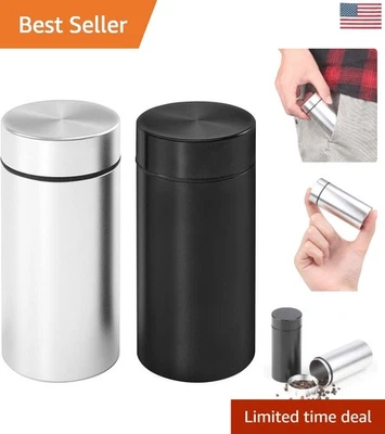 Elegante tarro hermético de 80 ml - Contenedor a prueba de olores para especias apto para viajes Foto 1 de 4