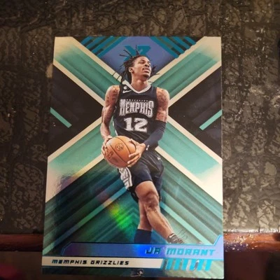 2022-23 PANINI CHRONICLES XR JA MORANT MEMPHIS GRIZZLIES TEAL PARALLEL #295 NM - Image 1 of 4