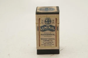 Boticario Farmacia Medicina Luminal Winthrop Chemical Co Caja Fenobarbital 1910 - Imagen 1 de 5