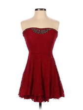 Free People Women Red Cocktail Dress XS Tall