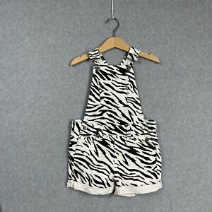 Seed Heritage Overall Romper One Piece Size 3 New NWT Zebra Print 