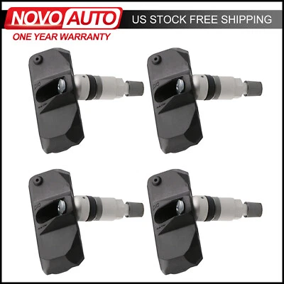 Set(4) 433MHZ Tire Pressure Sensor TPMS For BMW 328i 335i 535i 760i X3 X5 M5 M6 - Image 1 of 4