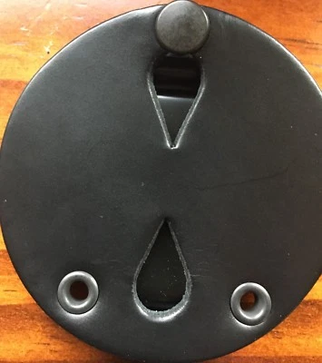 PERFECT FIT SHIELD WALLETS Perfect Fit Universal Round Badge Clip with Snap and Chain Sheriff