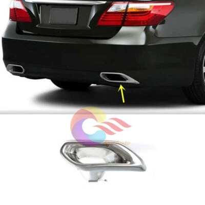 New Stainless Rear Right Exhaust Muffler Pipe Cover For Lexus LS460 LS600h 10~12 - Image 1 of 4