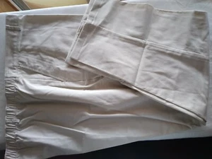 LANDS' END Women's Fit 3 Twill Elastic Band Trousers PANTS Lt Stone, Plus Sz 26W - Picture 1 of 7