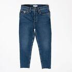 New Re/Done 90S High Rise Ankle Crop Cotton Stretch Denim Jeans 26