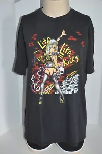 Lita Ford Original Vintage 1990 US Tour Hard Rock Metal T-shirt Sz XL - Picture 1 of 3