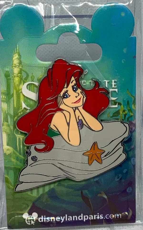 Disneyland Paris Pin The Little Mermaid Ariel On Rocks 2022 Disney Park Trading