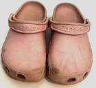 crocs girls size 6 pink clogs