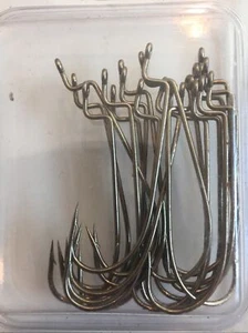 #2 Off-set Gusano de Pesca Gancho-16 Count Pack - Imagen 1 de 2