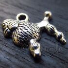 Poodle Dog Wholesale Silver Plated Pendant Charm Finding C3148 - 10, 20 or 50PCs