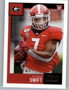 2020 Score #377 D'Andre Swift RC (ref 146530) - Picture 1 of 2