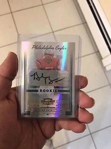 Hank Baskett Philadelphia Eagles Auto Donruss 2006 Threads NFL Card 35/599 - Bild 1 von 3