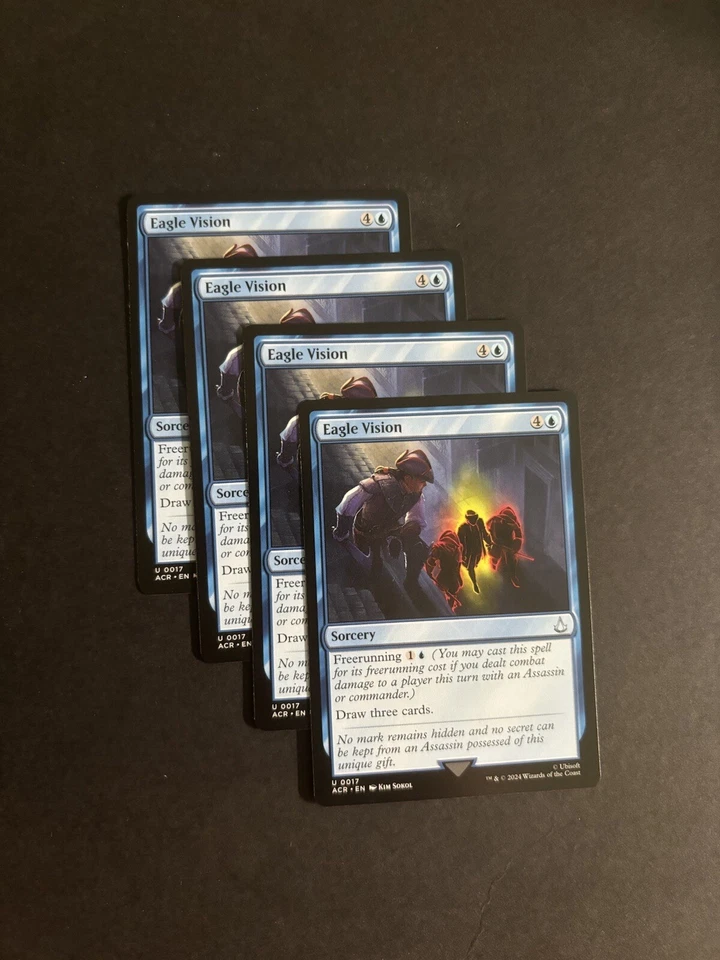 x4 Eagle Vision U MTG Universes Beyond: Assassin's Creed M/NM, English - Image 1 of 1