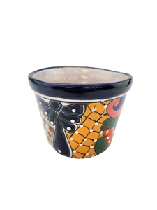 Mexican Talavera Desk Planter – Small Ceramic Pot Accent - Picture 1 of 5