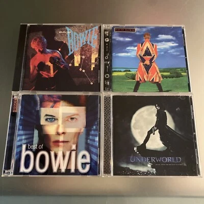 David Bowie 5 LOT: Best Of (2 💿), LET'S DANCE EMI AMER, Underworld, Earthling - Image 1 of 4