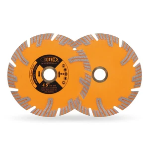 Diamond Saw Blade for Granite Marble Tile 2pcs 4.5'' Cutting Disc Wheel Cutter - Picture 1 of 8