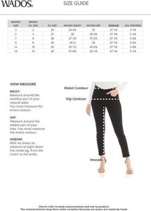 WADOS (Damen-Hochhausjeans mit schmaler Passform - dehnbare Skinny Jeans Größe 11 - Bild 1 von 3