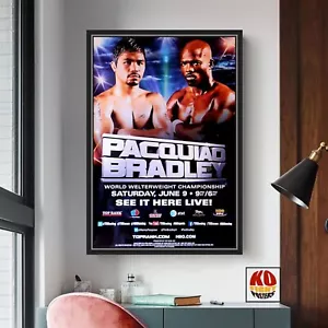 MANNY PACQUIAO vs. TIMOTHY BRADLEY (1): Original HBO CCTV Boxing Poster (SHOP) - Bild 1 von 15