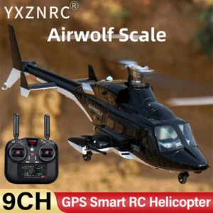 YUXIANG RC Helicopte Airwolf 1:34 9CH Plane GPS 2.4GHZ Dual Motor RC Aircraft - Bild 1 von 27