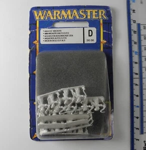 WARMASTER HIGH ELF ARCHERS Metal Elves Army Blister Pack War Master 1999 K20 - Imagen 1 de 2