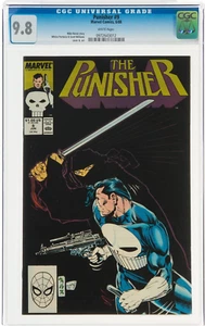 Marvel the Punisher 1988 9 CGC 9,8 páginas blancas - Imagen 1 de 2
