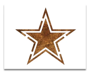 Cowboys Schablone - Wiederverwendbare Farbe, Zeichnen, Malen Individuelle Schablone Kunst - Bild 1 von 3