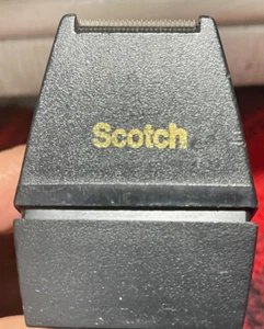 USED Black Scotch Tape C-38 Desk Dispenser gold(5D) - Picture 1 of 5