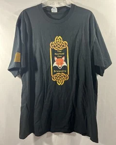 The Knotted Fox Brewery Port & Co. Men’s Size 2XL Black Tee Shirt Cotton EUC - Picture 1 of 5