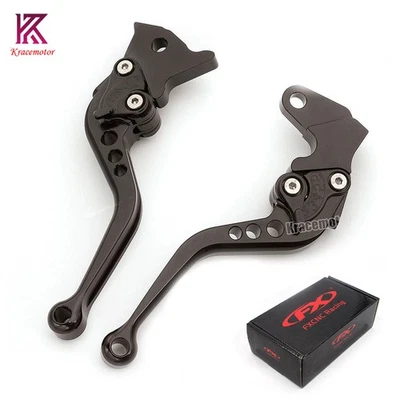 For Yamaha YZF R3 R25 MT-03 MT03 2015-2023 22 CNC Short Hand Brake Clutch Levers Foto 1 de 4