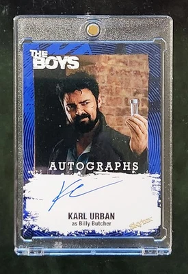 2025 Upper Deck Skybox The Boys KARL URBAN as BILLY BUTCHER Autograph Auto RC SP - Image 1 of 3
