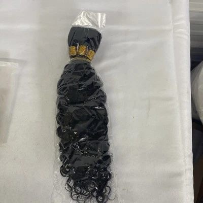 Water Wave Human Hair Bundles Bulk Human Hair For Braiding Wavy Hair Extensions - Image 1 of 3