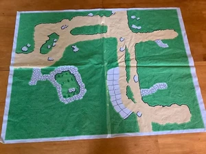 1961 Marx PLAYMAT For Flintstone Bedrock Playset - Picture 1 of 5