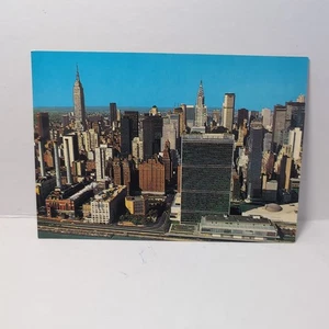 Postal vintage de la ciudad de Nueva York de las Naciones Unidas de Alma - Imagen 1 de 2