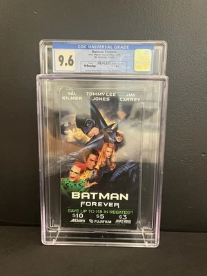 CGC 9.6 A+ Batman Forever VHS Movie Sealed Graded IGS - Image 1 of 2