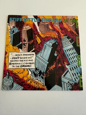Stiff Little Fingers At The Edge 7" ORIGINAL UK Punk KBD Sex Pistols Clash Rare Foto 1 de 4