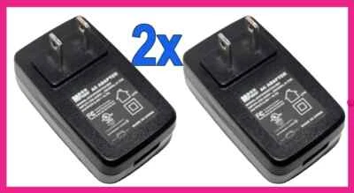 TWO USB SAMSUNG IPHONE CELLPHONE CHARGER 100/240V to 5V 0.7A  FREE S&H - Image 1 of 4