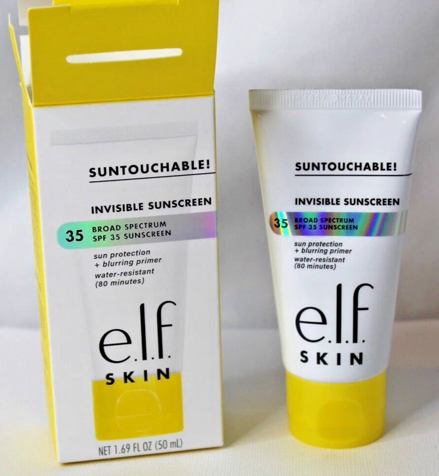 Elf Skin Suntouchable Clear Blurring Primer Invisible Sunscreen SPF 35 1.69 Oz. - Image 1 of 1
