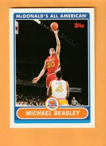 Michael Beasley 2007 Topps McDonald's All-American Kansas State Wildcats 7P - Imagen 1 de 2