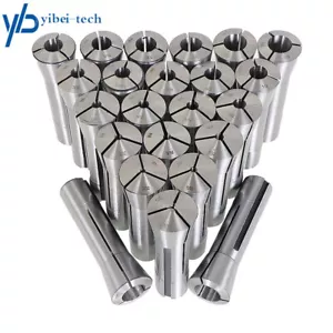 23Pcs R8 Collet Set Fractional 1/16" To 3/4" High Precision For Bridgeport New - Picture 1 of 12