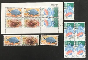 New Zealand 1979 "Health" Fish, Diver Used Stamps x 14 some FDI - Picture 1 of 1