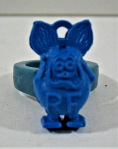 Vintage Rat Fink Ring Ed Roth Gumball Prize Vending Toys Old Store Stock Blue - Picture 1 of 1